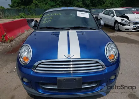 2012 Mini Cooper Coupe из США, поврежденный, VIN WMWSX1C50CT163801